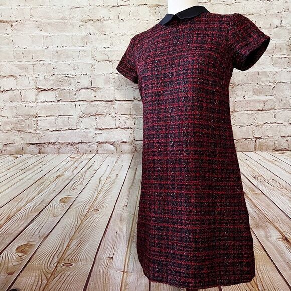 Maison Jules tweed Peter Pan dress - Picture 1 of 8